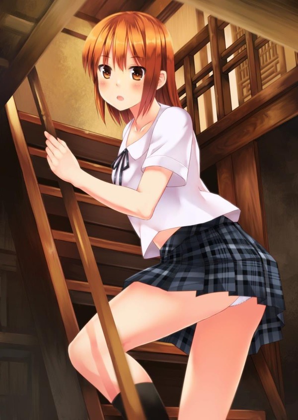 二次元 2次元 JK 女子校生 パンチラ エロ画像 11