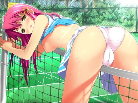 二次元 2次元 テニスウェア エロ画像 25