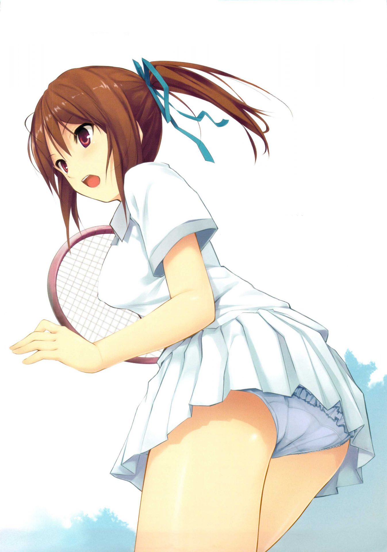 二次元 2次元 テニスウェア エロ画像 28