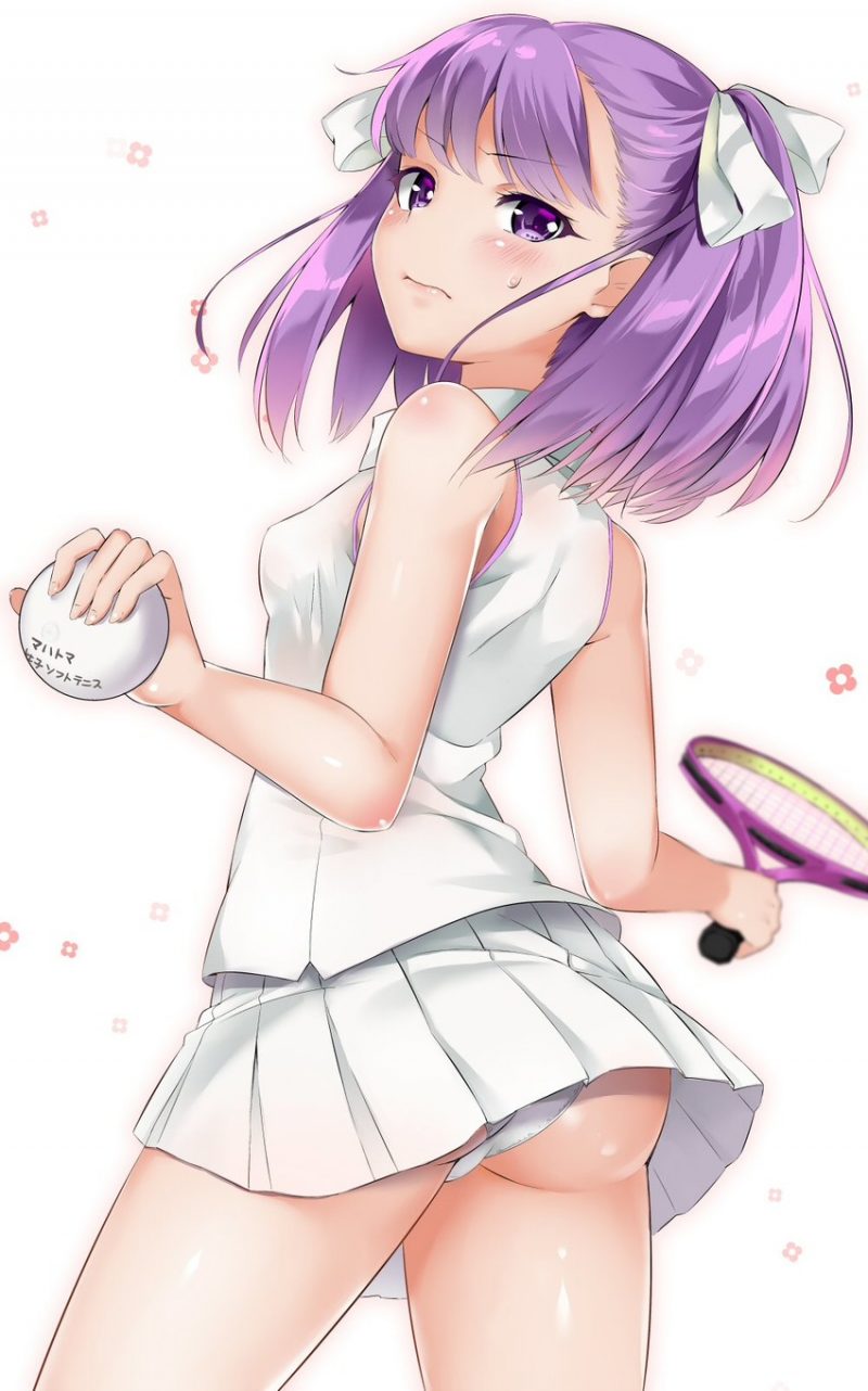 二次元 2次元 テニスウェア エロ画像 30