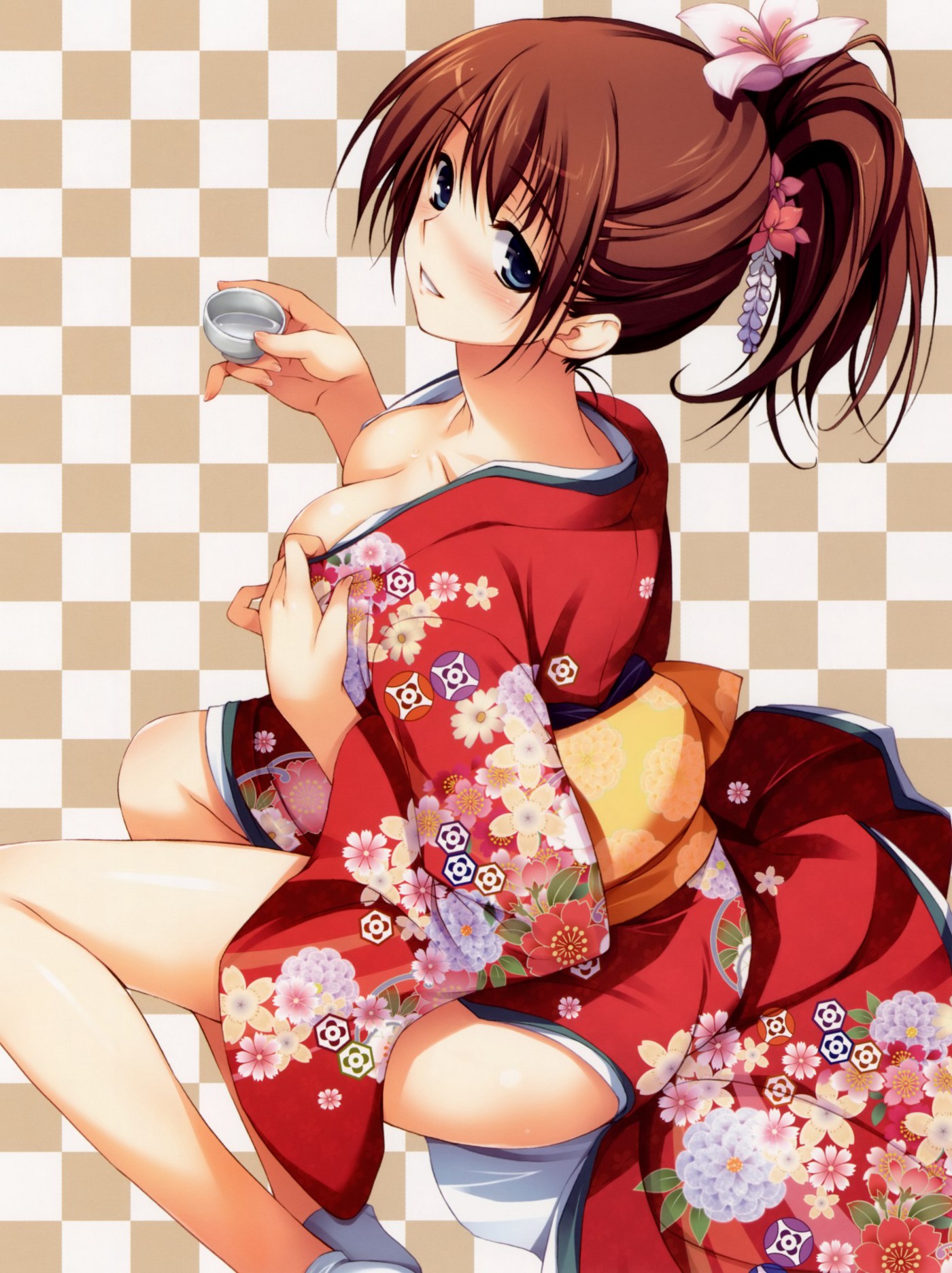 二次元 2次元 着物 和服 エロ画像 28