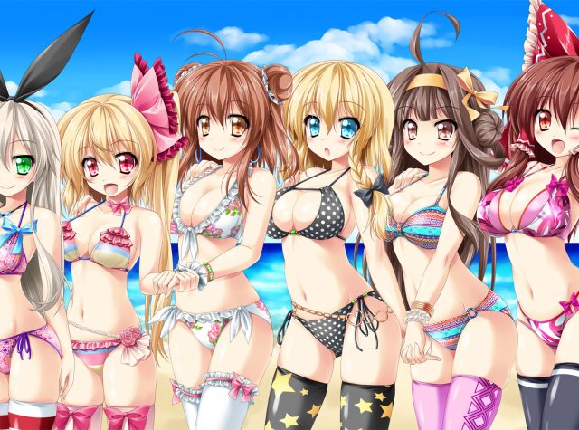二次元 2次元 エロ画像 ビキニ 水着 べっぴん娘通信 01