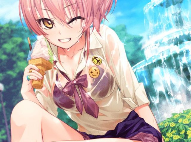 二次元 2次元 エロ画像 透け透け JK 女子校生 べっぴん娘通信 01