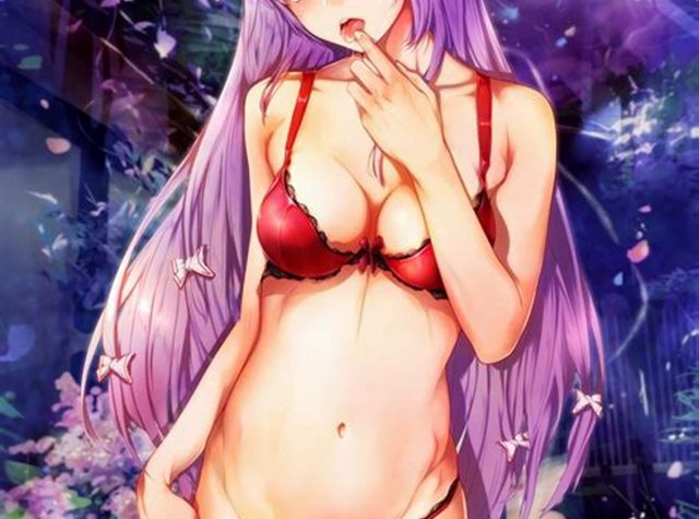 二次元 2次元 エロ画像 赤 着衣 べっぴん娘通信 01
