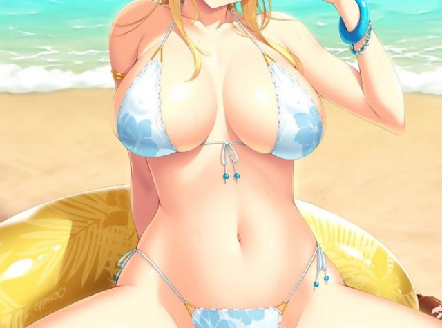 二次元 2次元 エロ画像 ビキニ 水着 べっぴん娘通信 01