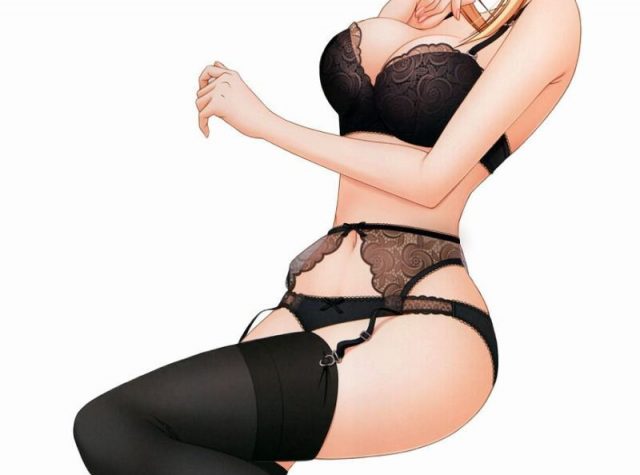 二次元 2次元 エロ画像 ガーターベルト べっぴん娘通信 01