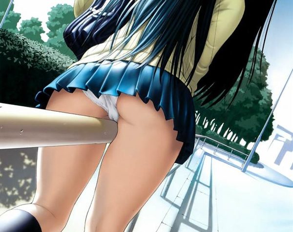 二次元 2次元 エロ画像 ミニスカート べっぴん娘通信 01