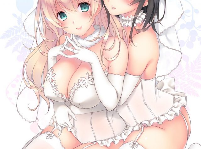 二次元 2次元 エロ画像 ウェディングドレス べっぴん娘通信 01