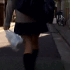 スカートめくりの動くエロ画像 001