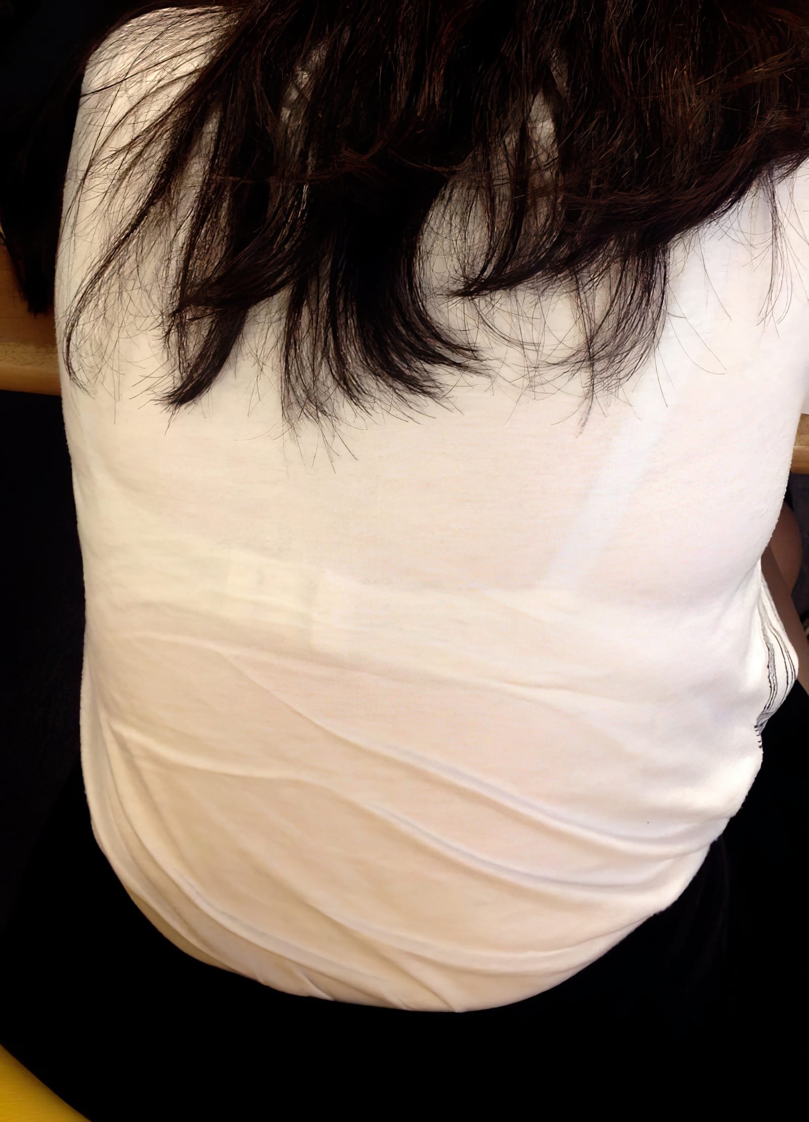 Yシャツを着用している女性のエロ画像 027