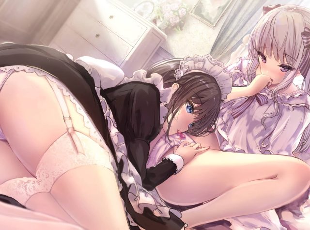 レズ、百合プレイの二次元エロ画像 001