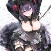 紫髪の二次元美少女のエロ画像 001
