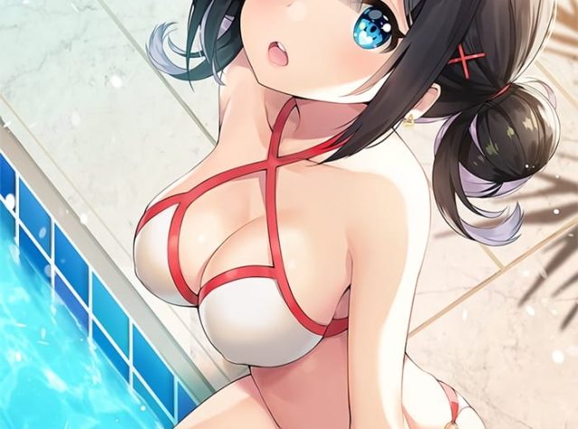 黒髪の二次元美少女のエロ画像 001