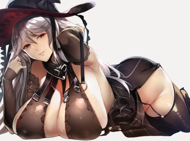 押し付けられた変形おっぱいのエロ画像 001