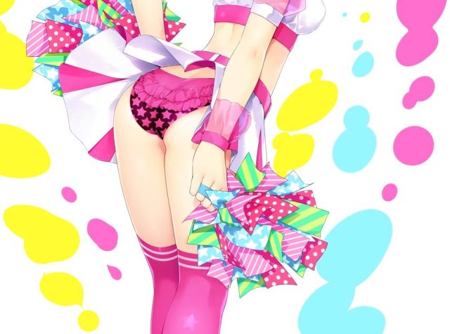 チアリーダー、チアガールの二次元美少女のエロ画像 001