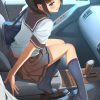 足コキしている二次元美少女 001