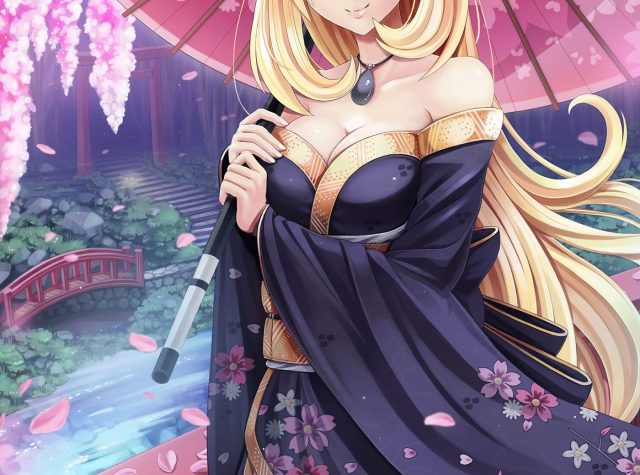 和服、着物、浴衣などの和装美少女のエロ画像 001