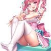 ニーソックスを履いた二次元美少女のエロ画像 001