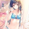 下着、ランジェリーの二次元美少女 001