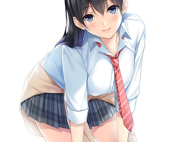 ポニーテールの二次元美少女のエロ画像 001