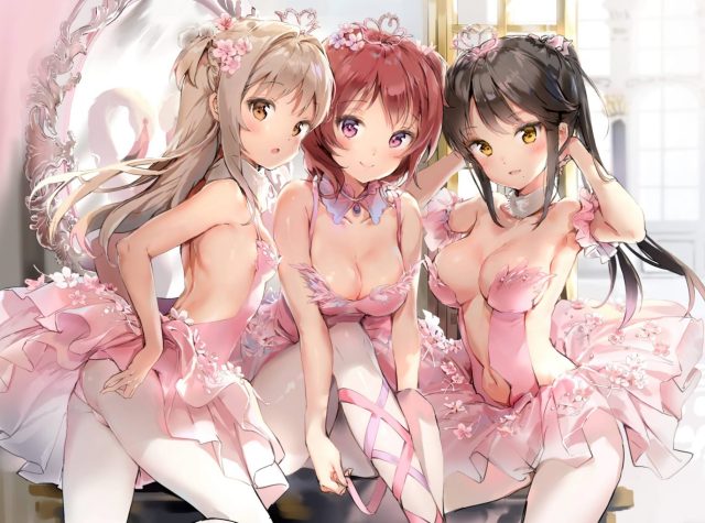 谷間が美少女の二次元エロ画像 001