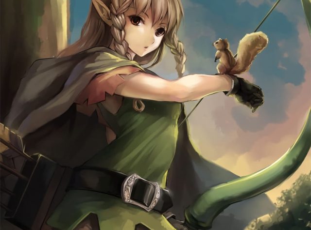 美人エルフの二次元エロ画像 001