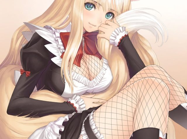 網タイツ美少女の二次元エロ画像 001