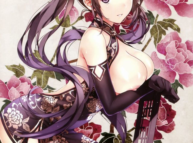 網タイツ美少女の二次元エロ画像 001