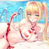 ビキニ姿の二次元美少女のエロ画像 001