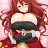 胸チラ乳首チラしている二次元美少女 001