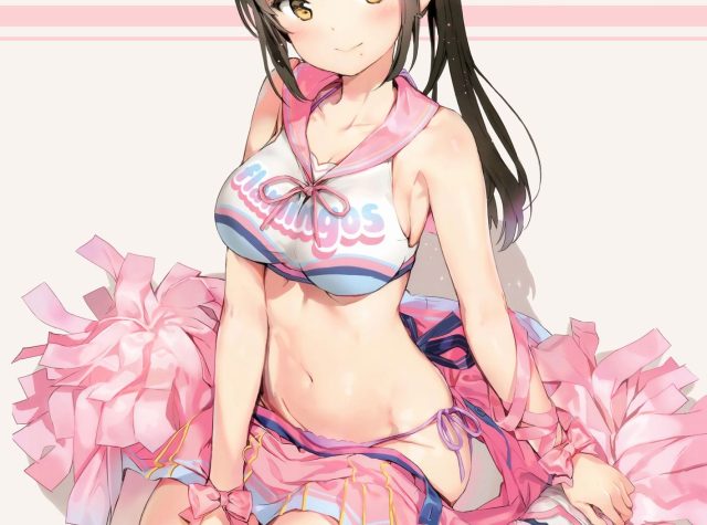 チアリーダー、チアガールの二次元美少女のエロ画像 001