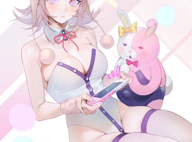 網タイツを履いた二次元美少女のエロ画像 001