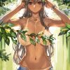 日焼け跡のついた二次元美少女のエロ画像 001