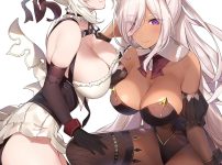 谷間美少女の二次元エロ画像 001