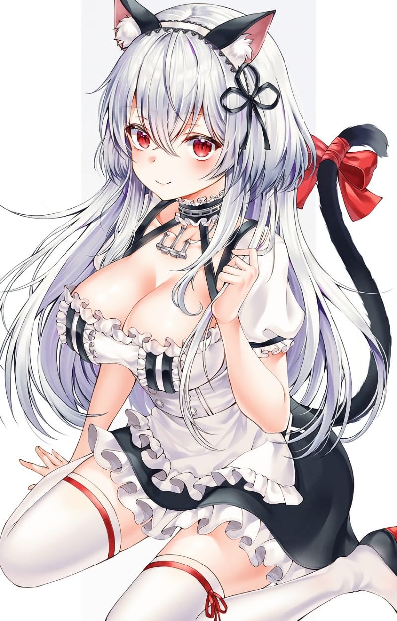 谷間美少女の二次元エロ画像 008