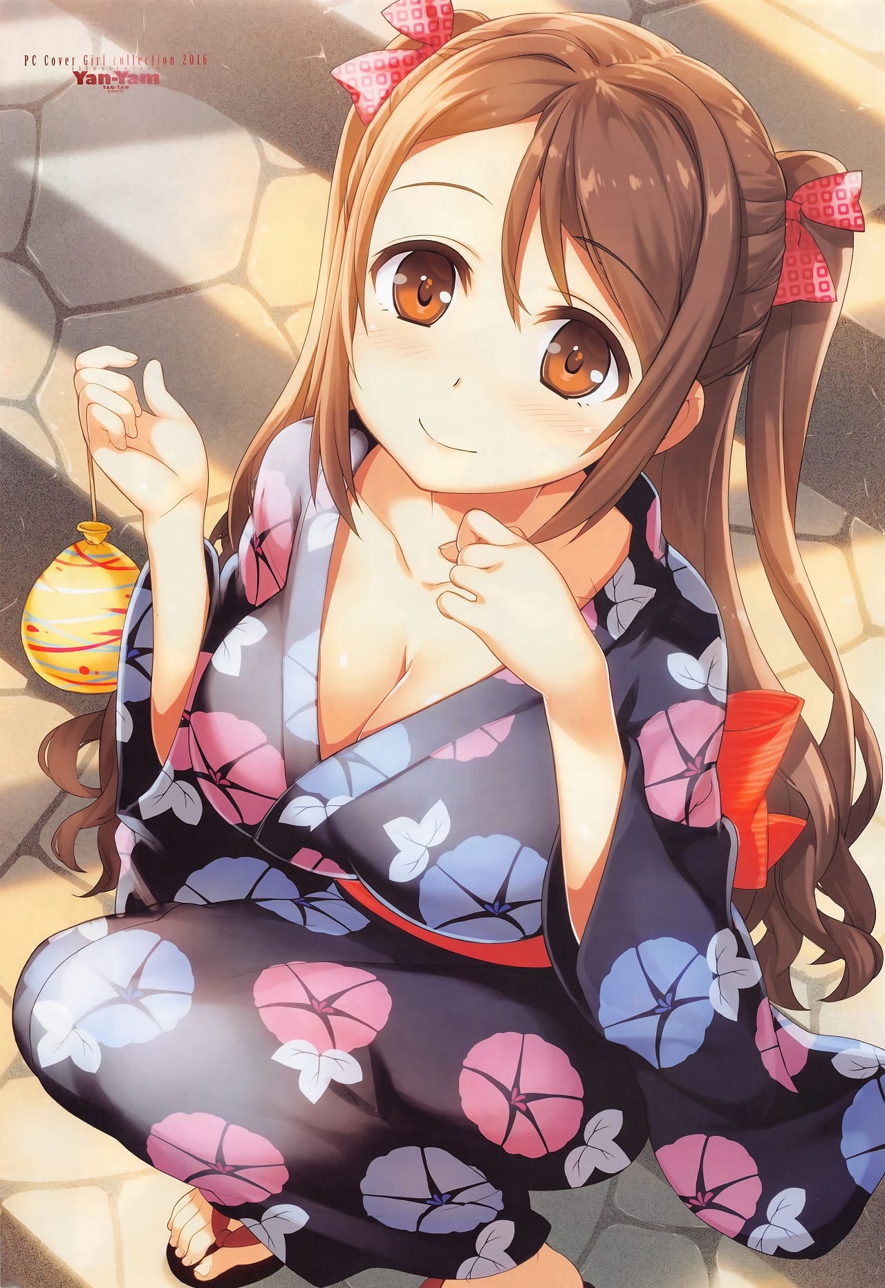 谷間美少女の二次元エロ画像 032