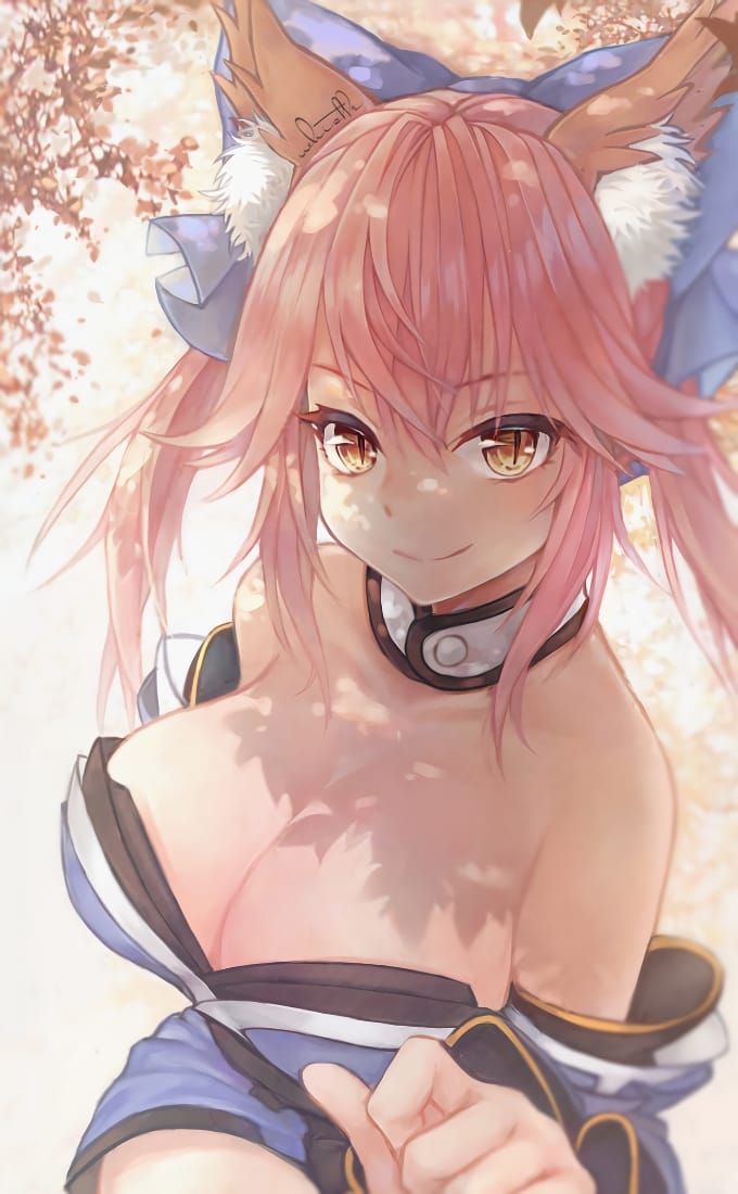 谷間美少女の二次元エロ画像 036