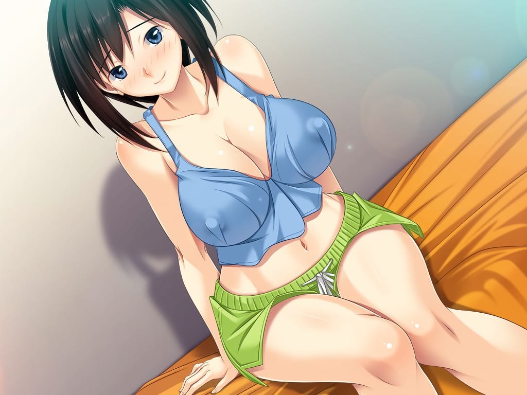 谷間美少女の二次元エロ画像 037