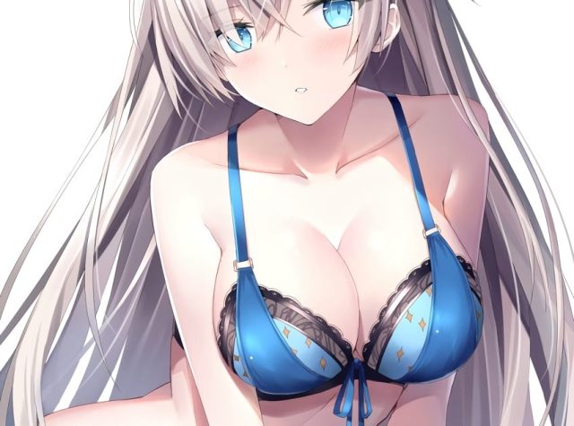 谷間美少女の二次元エロ画像 001