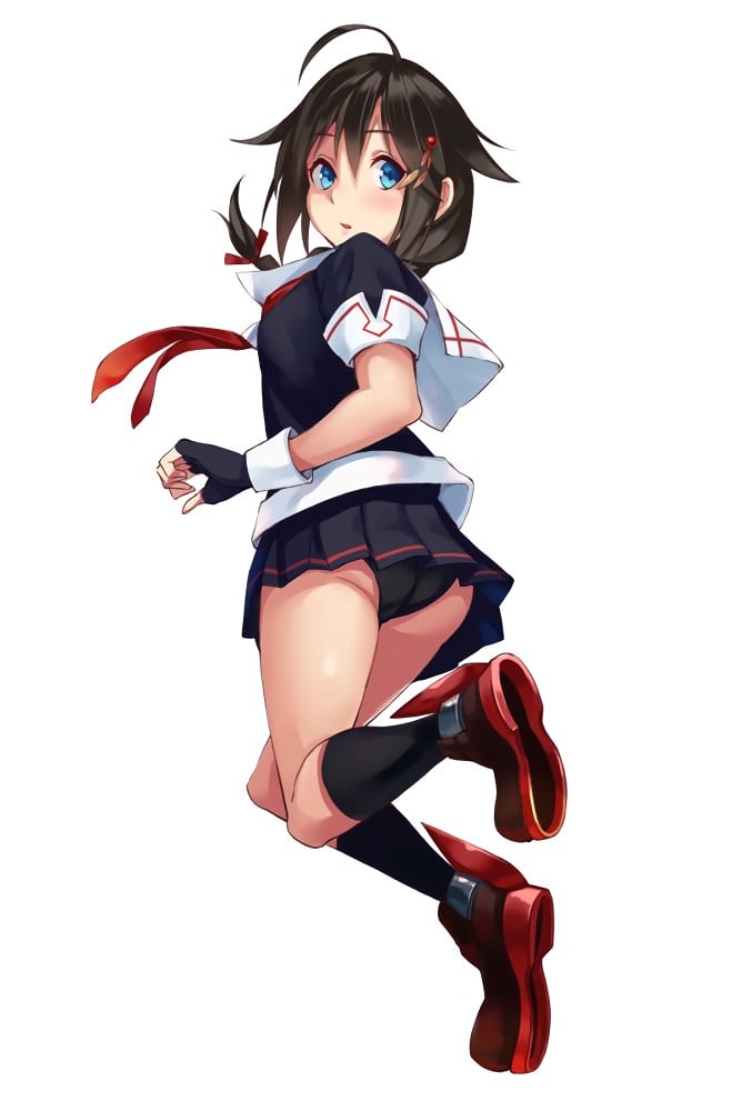 パンチラ美少女の二次元エロ画像 006
