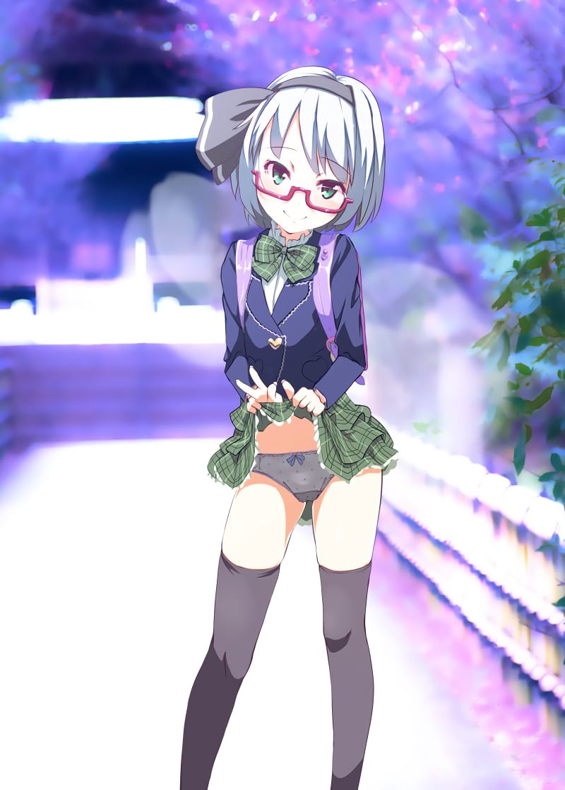 パンチラ美少女の二次元エロ画像 007