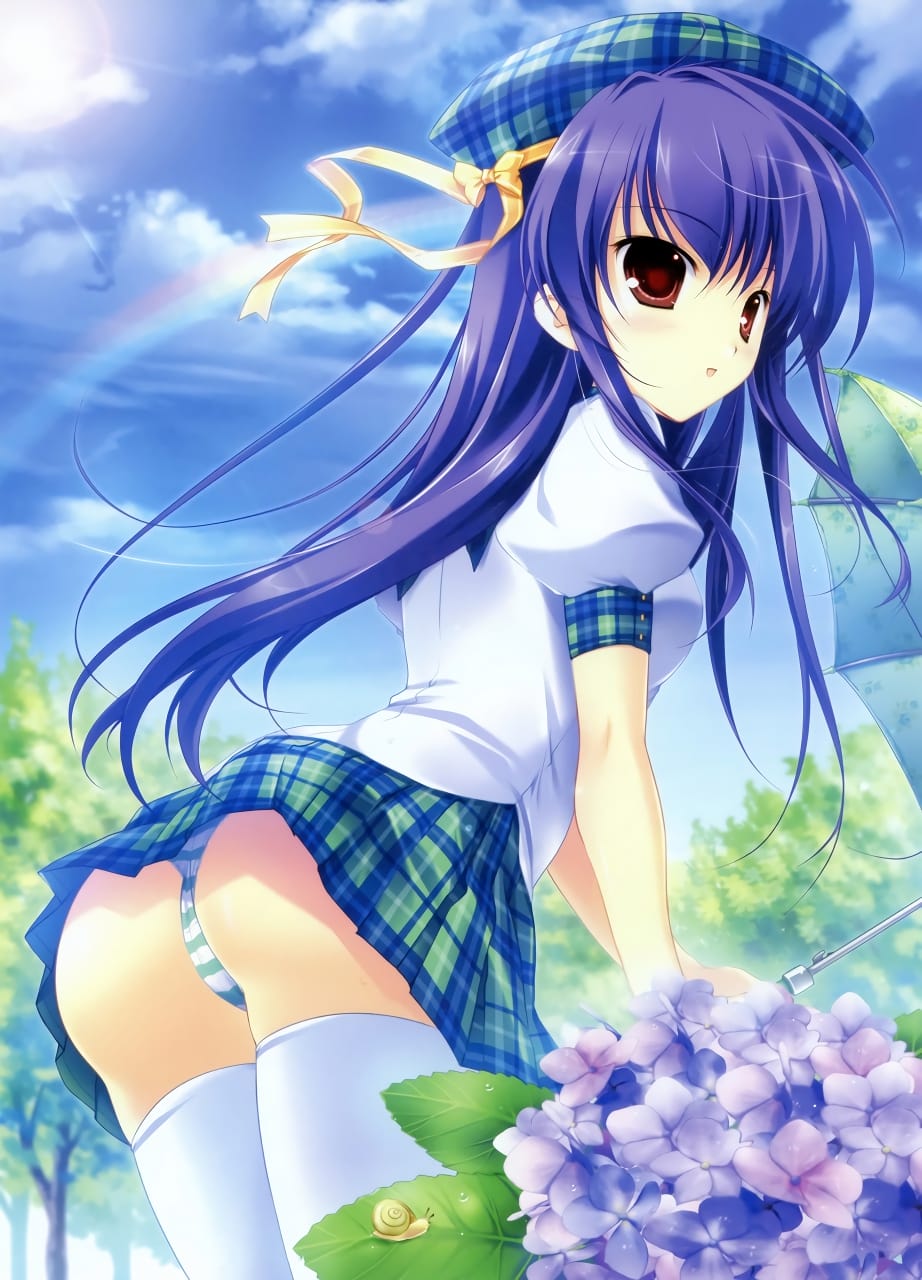パンチラ美少女の二次元エロ画像 010
