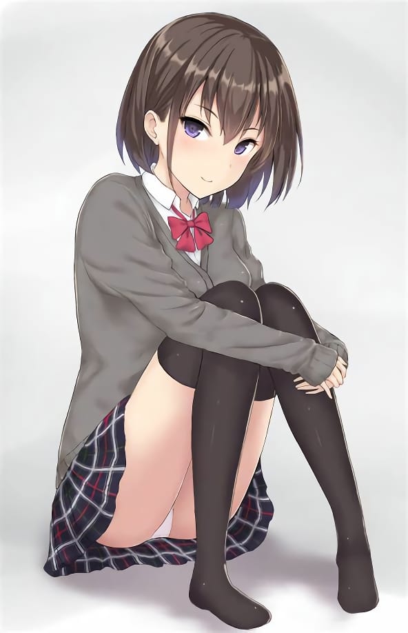 パンチラ美少女の二次元エロ画像 031