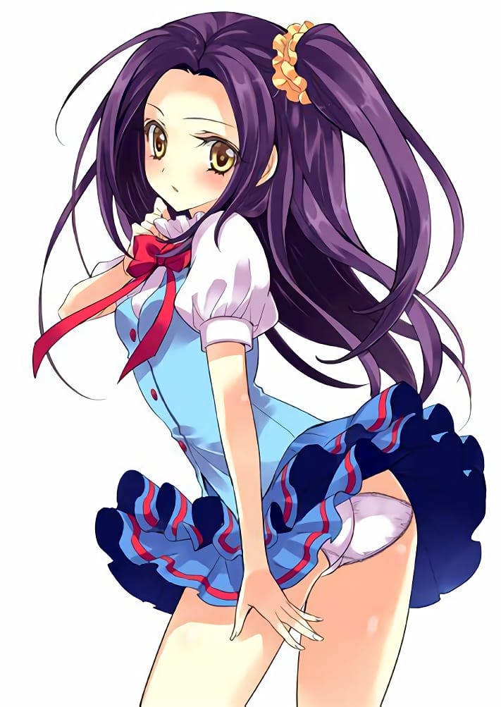 パンチラ美少女の二次元エロ画像 034