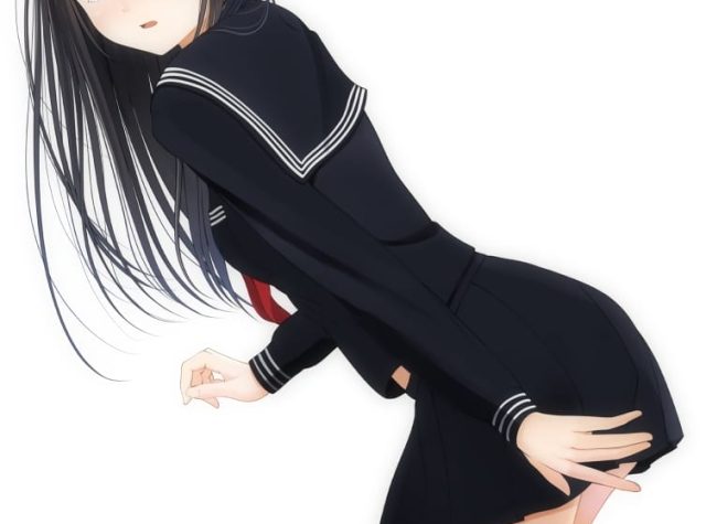 セーラー服姿の美少女JKの二次元エロ画像 001