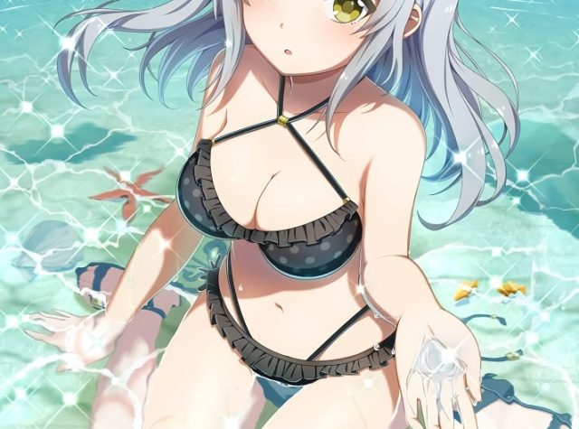 銀髪・白髪美少女の二次元エロ画像 001