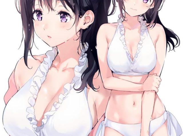 おへそ丸出し美少女の二次元エロ画像 001