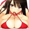 黒髪美少女の二次元エロ画像 001