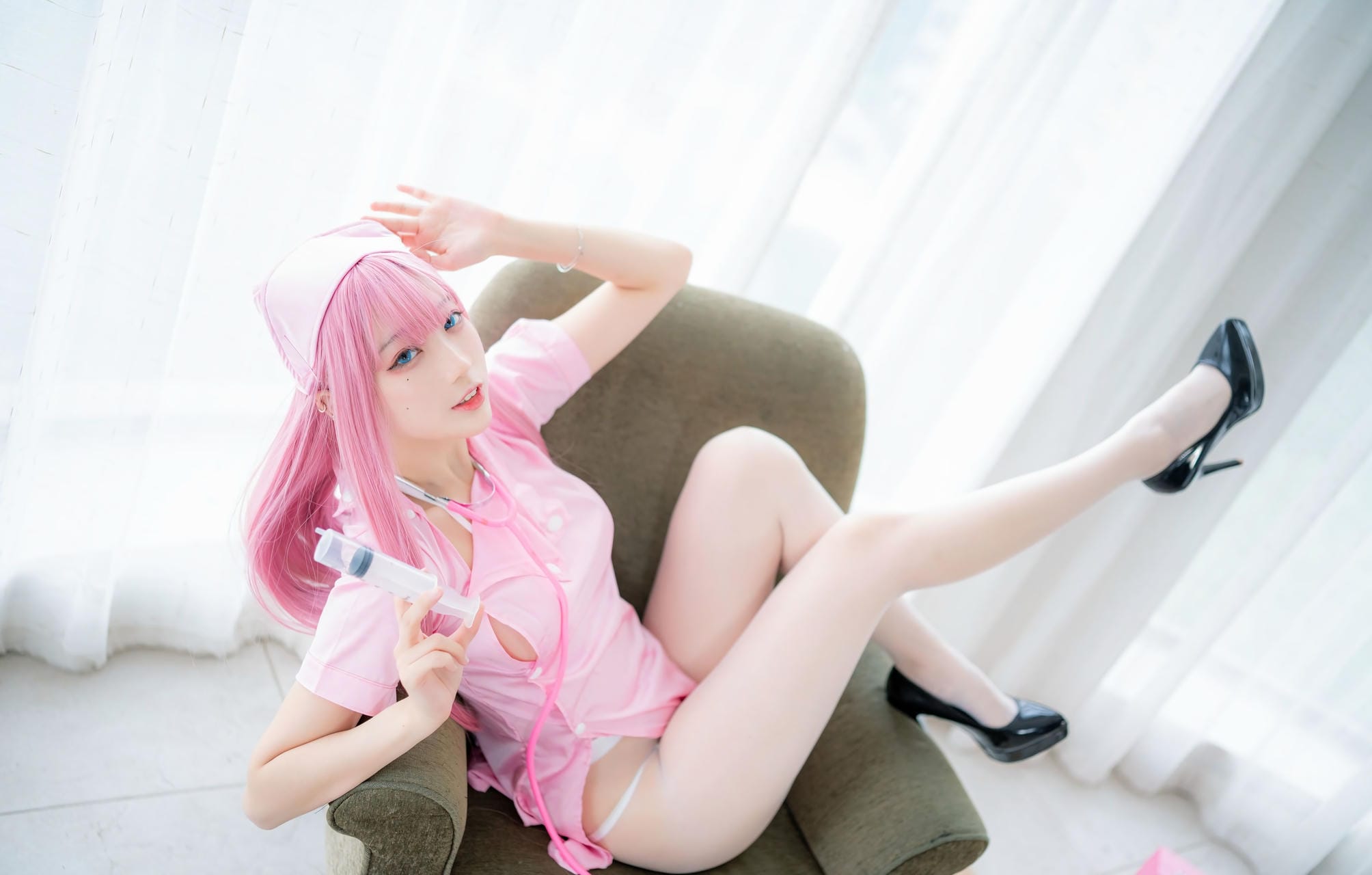 ナース、看護婦コスプレのエロ画像 001