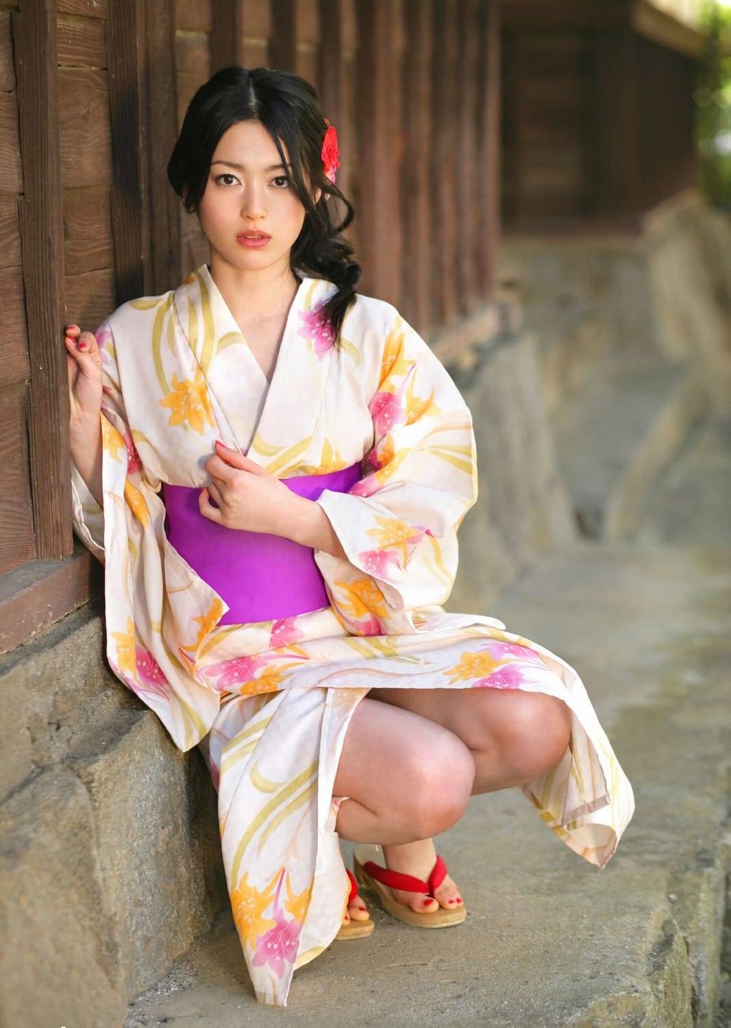 和服、着物、浴衣などの和装女性のエロ画像 001